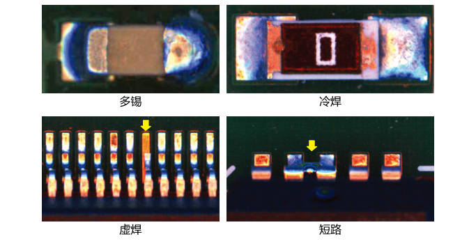 8段同轴彩色照明系统 图像